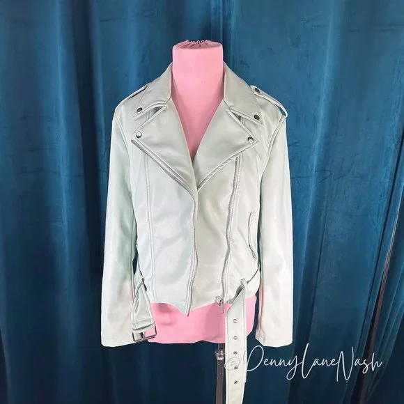 Pastel Pink Leather Jacket Forever 21 Jackets Coats Forever Faux